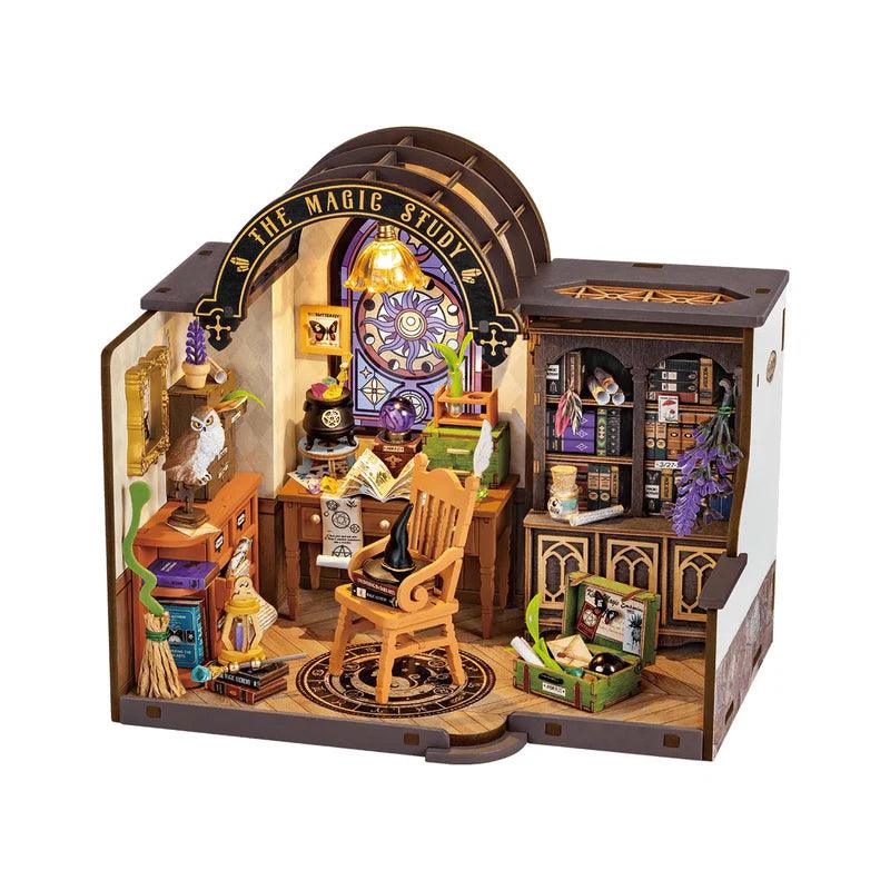 Enchanted Wizard's Study DIY Miniature Kit - DIY Miniature by Extoril