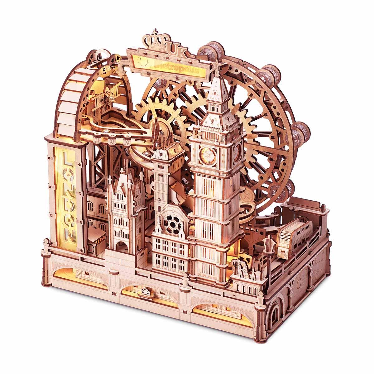 Marble Travel London - 3D Wooden Puzzle by Extoril