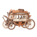 Victorian Stagecoach Musical Mechanical Kit - 3D Wooden Puzzle by Extoril