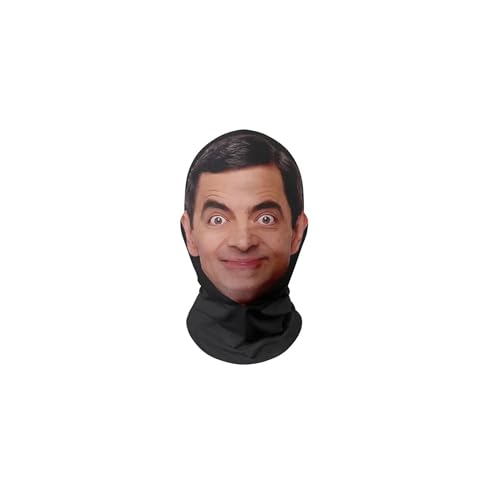 Generic Realistic Face Mask HD Print Breathable Nylon Cosplay Costume