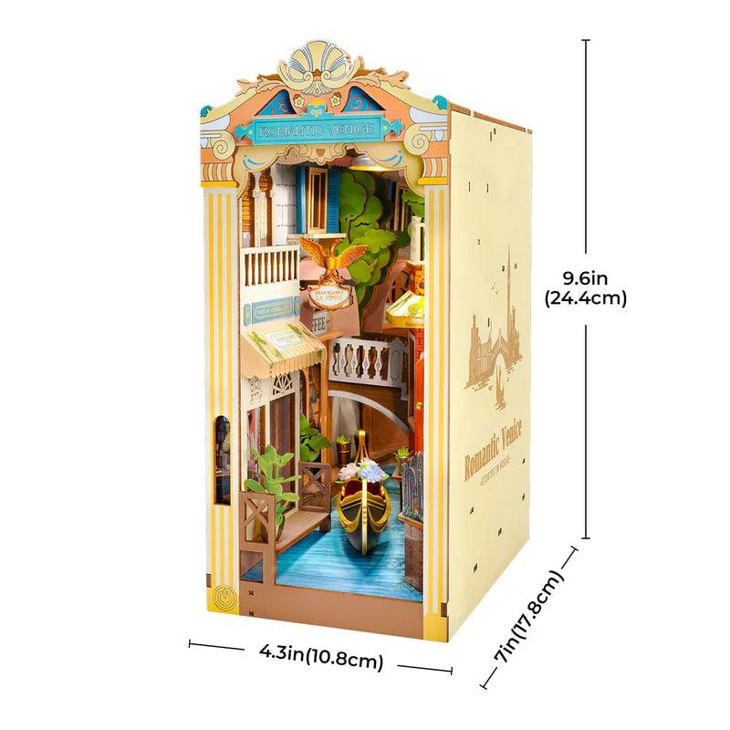 Diy Book Nook Shelf - Romantic Venice Escape - DIY Booknooks by Extoril