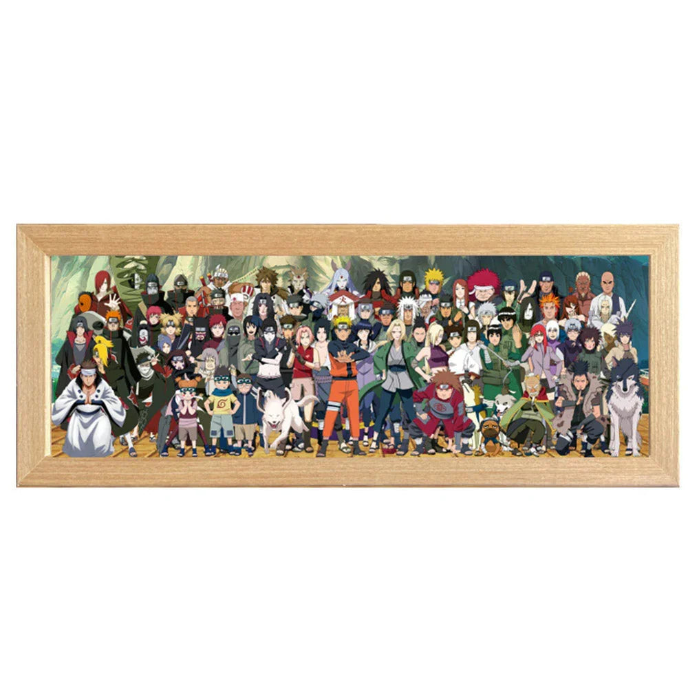 Anime Legends Acrylic Family Photo (LED Light) - home decor by Extoril