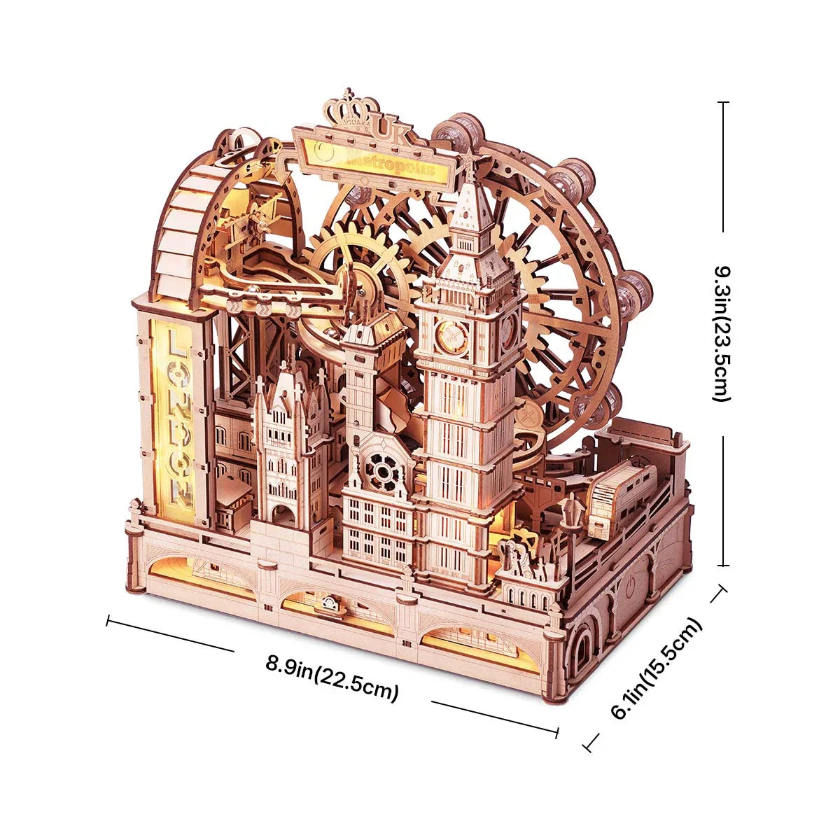 Marble Travel London - 3D Wooden Puzzle by Extoril
