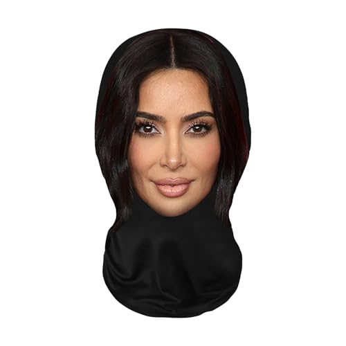 Generic Realistic Face Mask HD Print Breathable Nylon Cosplay Costume