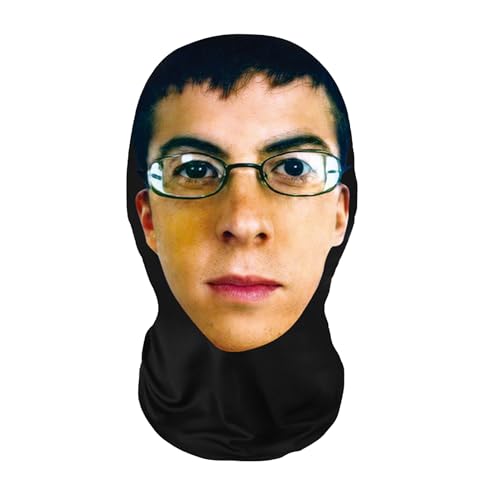 Generic Realistic Face Mask HD Print Breathable Nylon Cosplay Costume