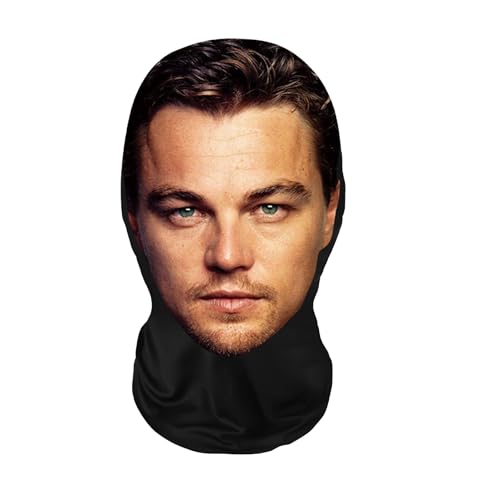 Generic Realistic Face Mask HD Print Breathable Nylon Cosplay Costume