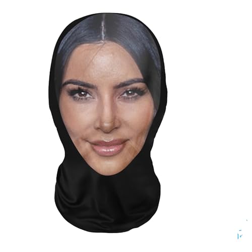 Generic Realistic Face Mask HD Print Breathable Nylon Cosplay Costume