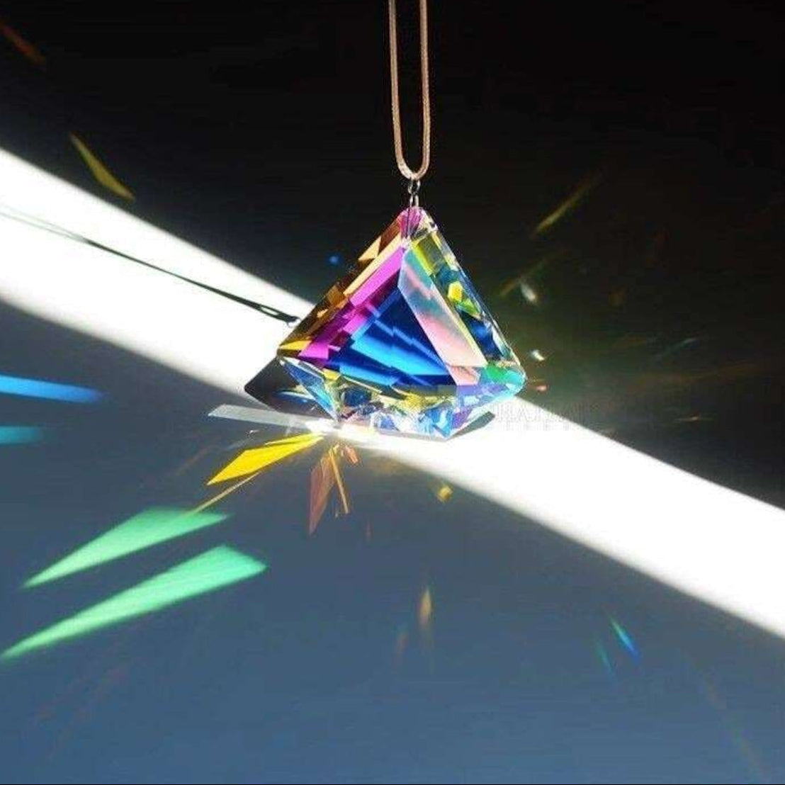 PrismGlow Crystal Suncatcher - 3aca69ccc09a0832a24d0548a23c37e4