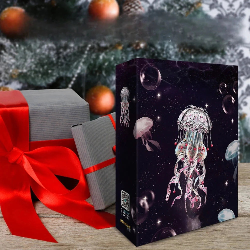 3D Metal Puzzle Jellyfish Kit - 3d metal puzzle by Extoril