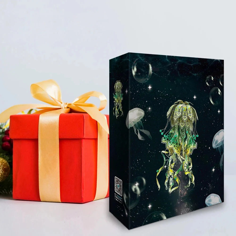 3D Metal Puzzle Jellyfish Kit - 3d metal puzzle by Extoril