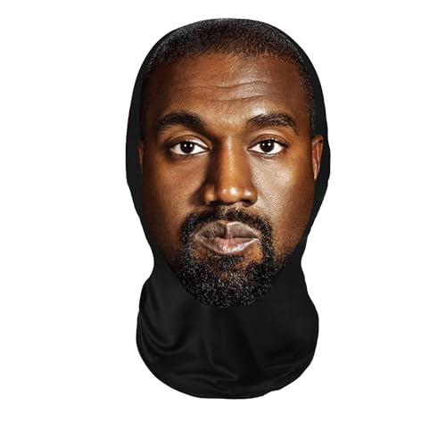 Generic Realistic Face Mask HD Print Breathable Nylon Cosplay Costume