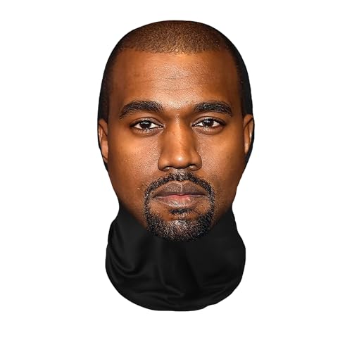 Generic Realistic Face Mask HD Print Breathable Nylon Cosplay Costume