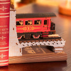 Diy Book Nook Shelf - Railway Train Bookend - DIY Booknooks by Extoril