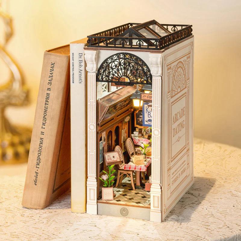 Diy Book Nook Shelf - Arcade Dating - DIY Booknooks by Extoril