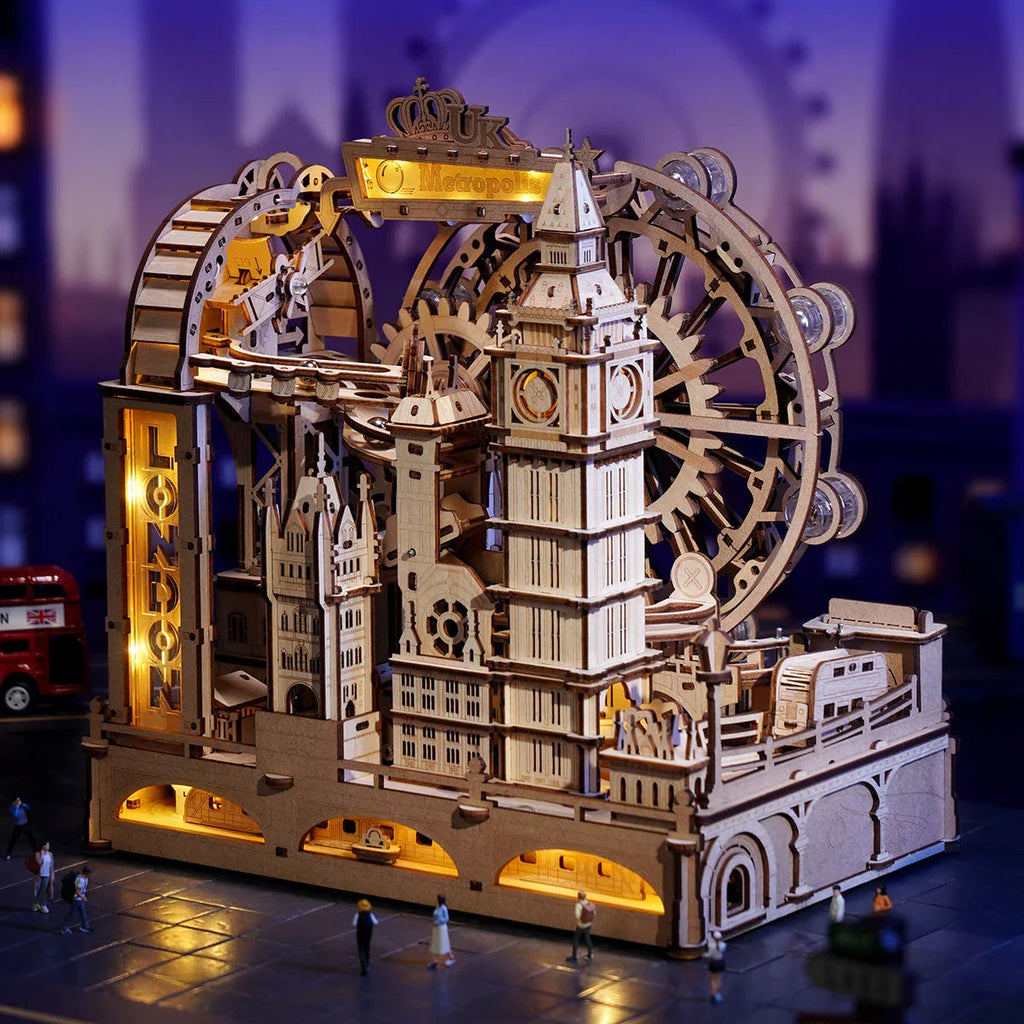 Marble Travel London - 3D Wooden Puzzle by Extoril