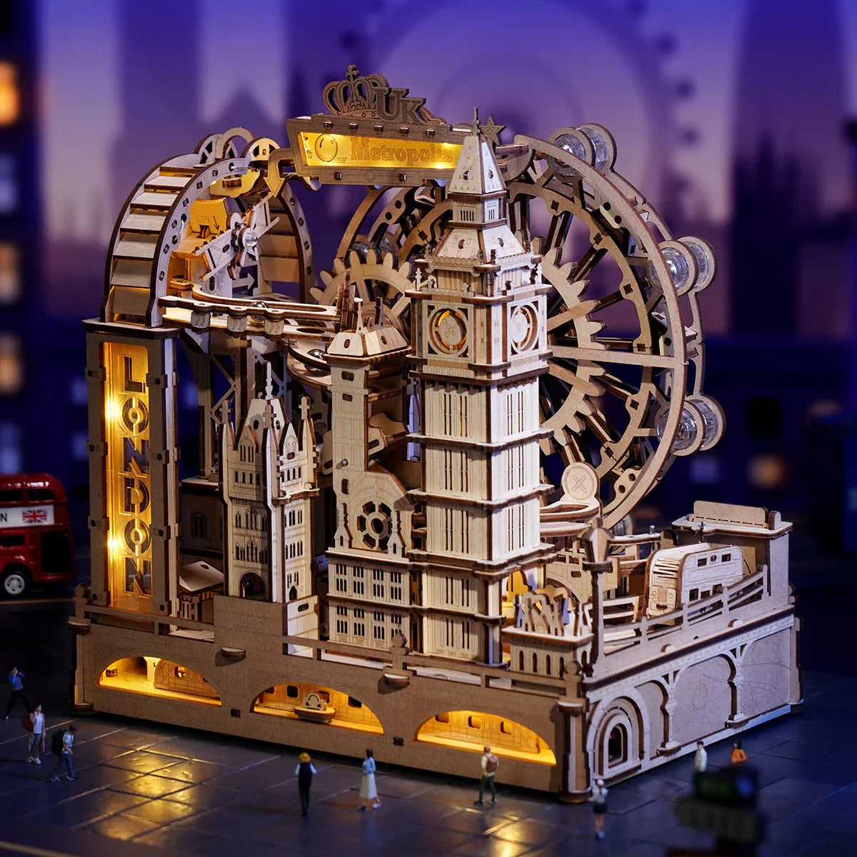 Marble Travel London - 3D Wooden Puzzle by Extoril