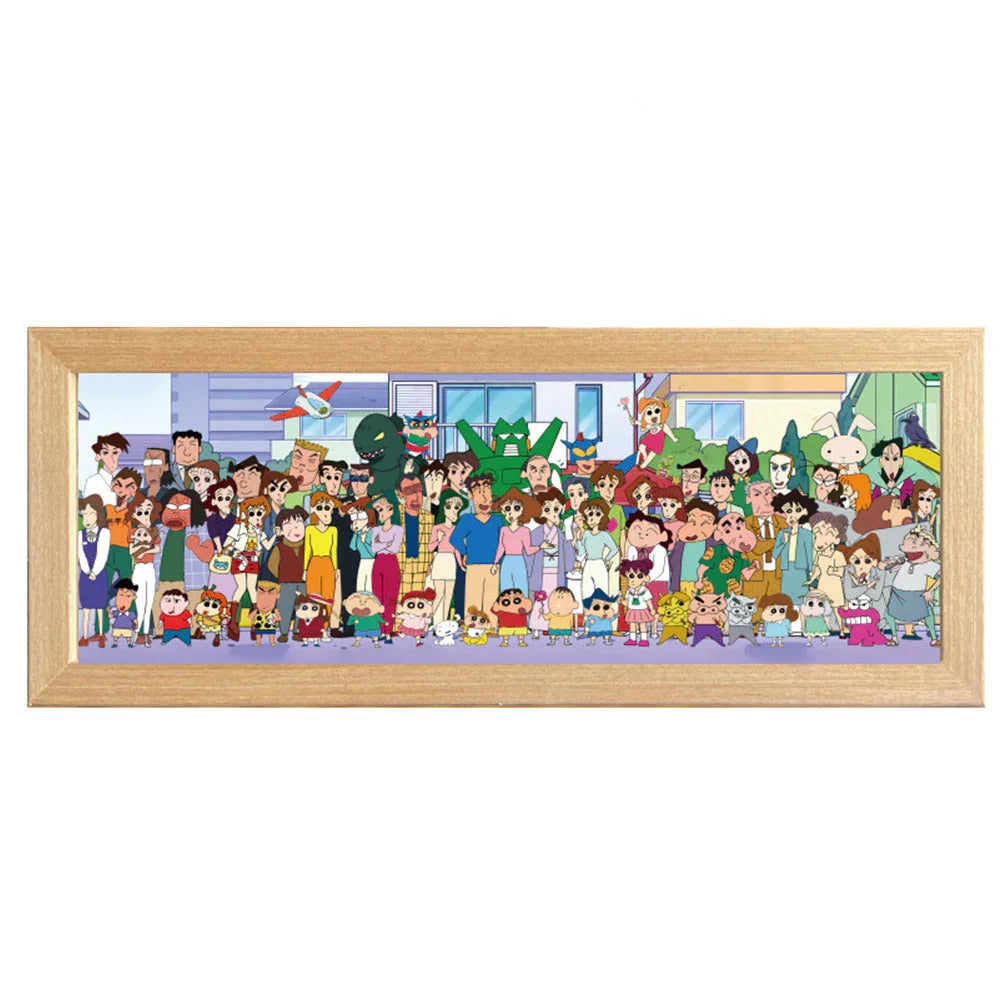 Anime Legends Acrylic Family Photo (LED Light) - home decor by Extoril