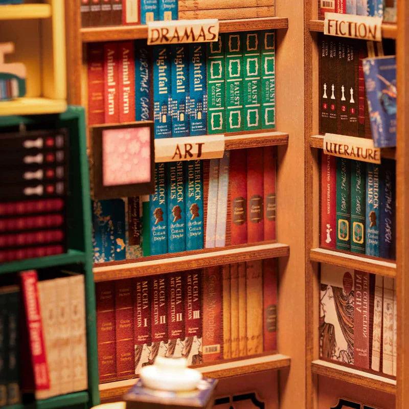 Diy Book Nook Shelf - Shakespeare Bookstore - DIY Booknooks by Extoril