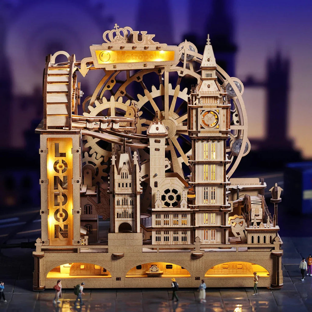 Marble Travel London - 3D Wooden Puzzle by Extoril