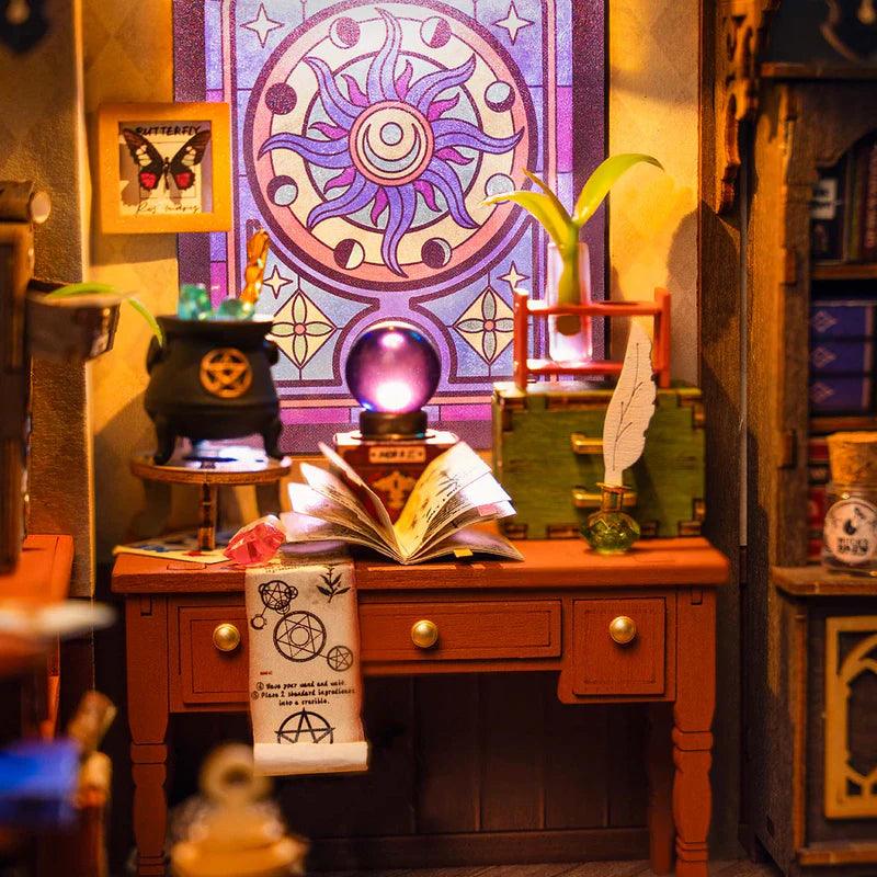 Enchanted Wizard's Study DIY Miniature Kit - DIY Miniature by Extoril