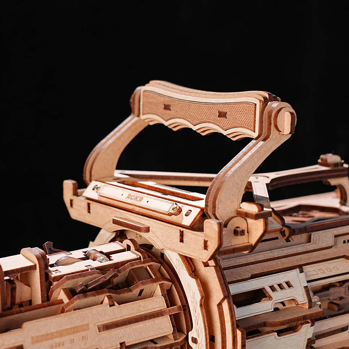 Ultimate Rotating Barrel Machine Gun - 3D Wooden Puzzle Kit - 3D Wooden Puzzle by Extoril