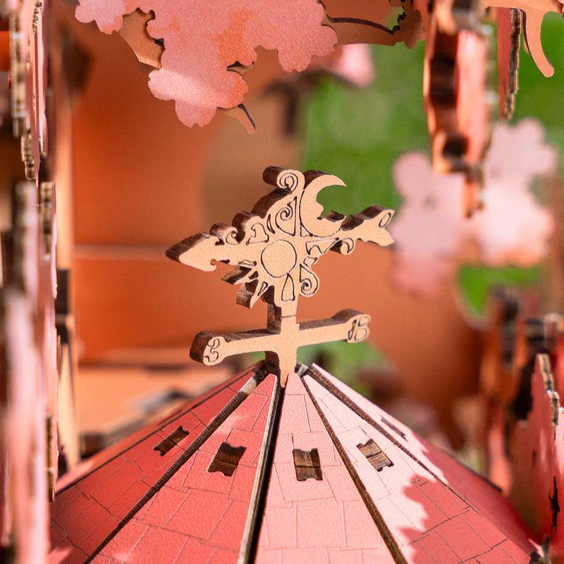 Sakura Tree House DIY Assembly Kit - 3D Wooden Puzzle by Extoril