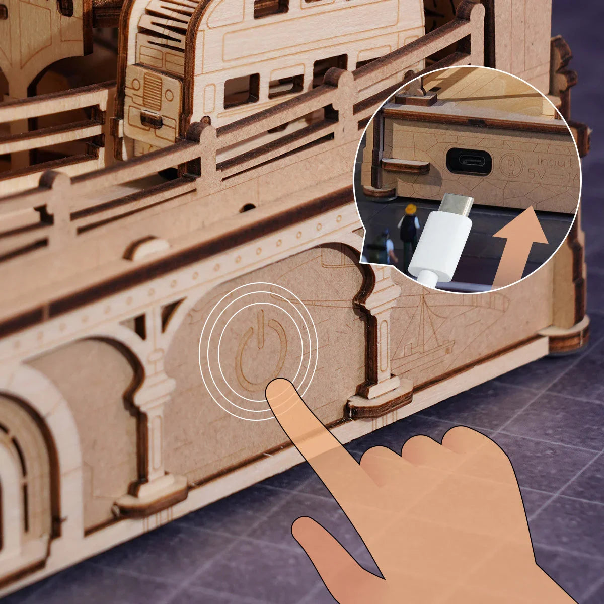 Marble Travel London - 3D Wooden Puzzle by Extoril