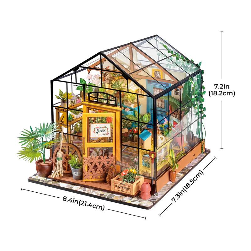 Enchanted Greenhouse Garden - DIY Miniature by Extoril