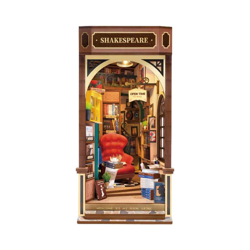 Diy Book Nook Shelf - Shakespeare Bookstore - DIY Booknooks by Extoril