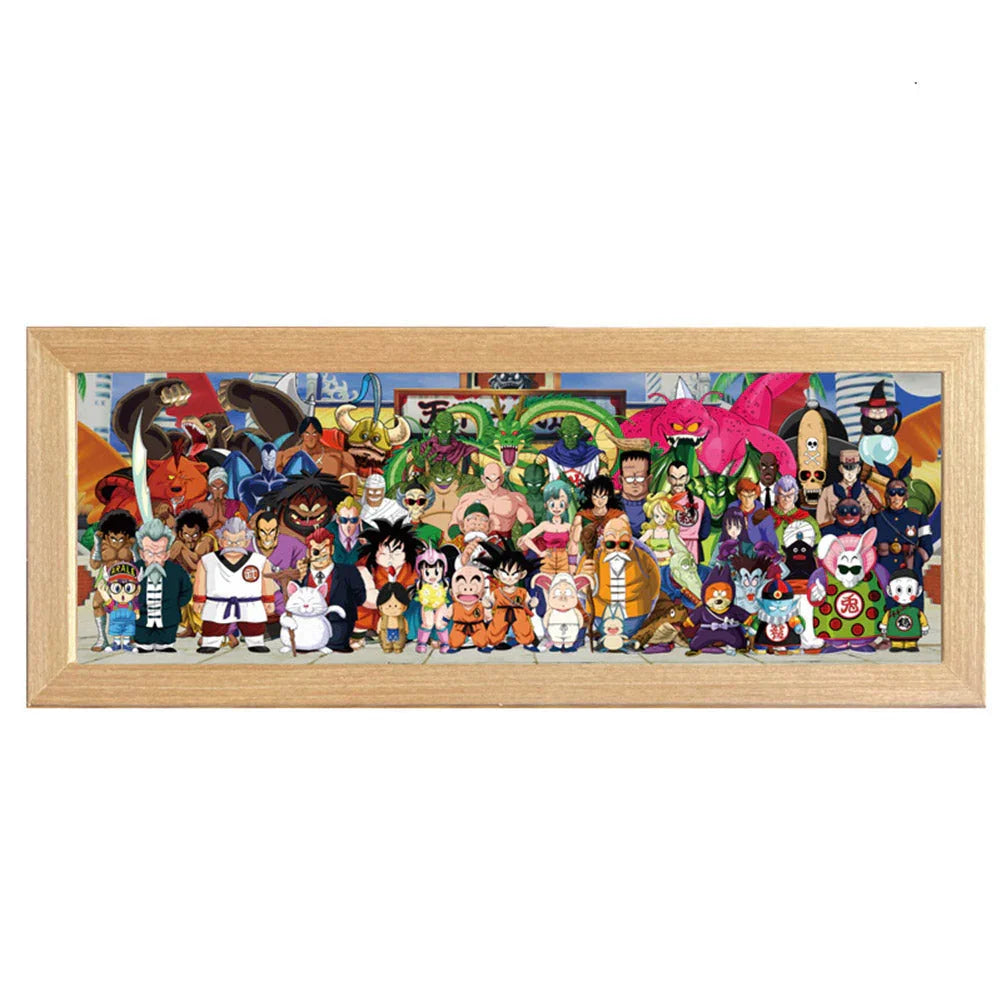 Anime Legends Acrylic Family Photo (LED Light) - home decor by Extoril