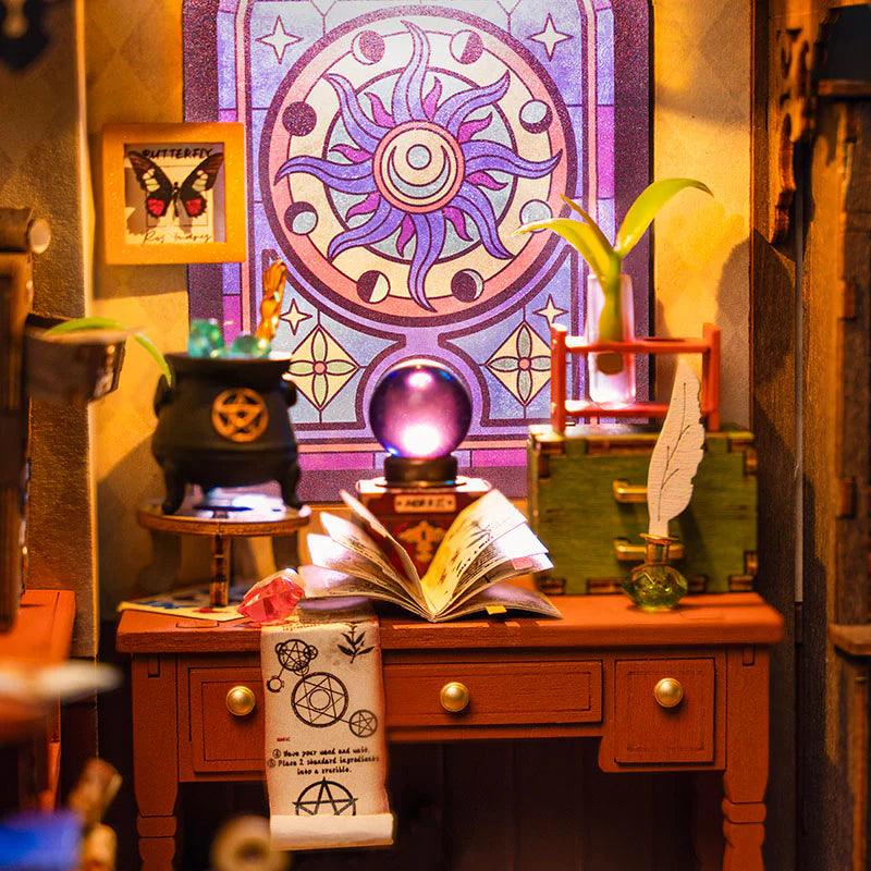 Enchanted Wizard's Study DIY Miniature Kit - DIY Miniature by Extoril