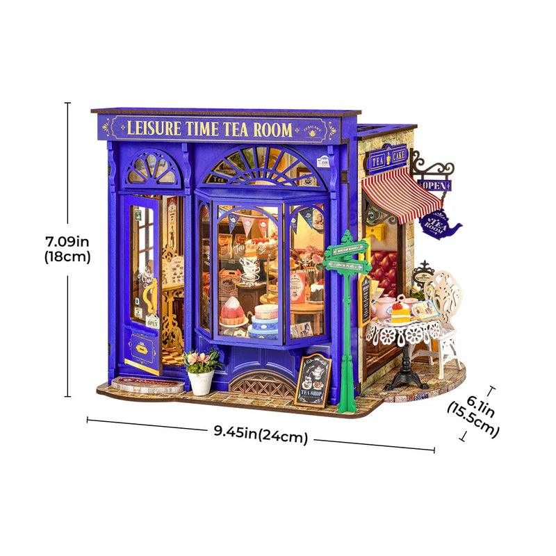 Teatime Escapade DIY Miniature House Kit - DIY Miniature by Extoril