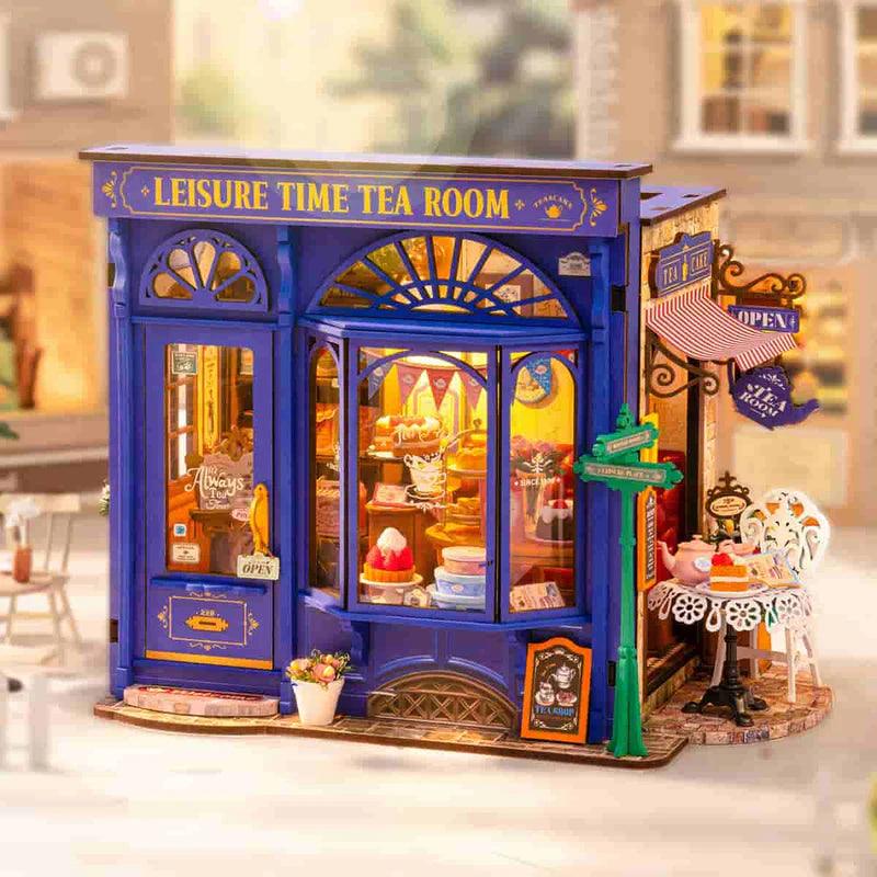 Teatime Escapade DIY Miniature House Kit - DIY Miniature by Extoril