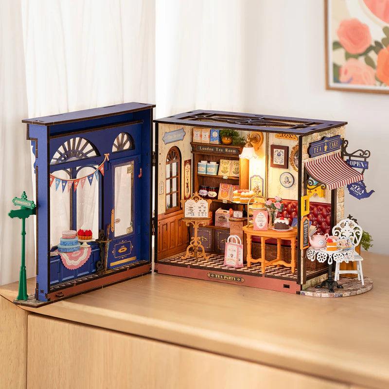 Teatime Escapade DIY Miniature House Kit - DIY Miniature by Extoril