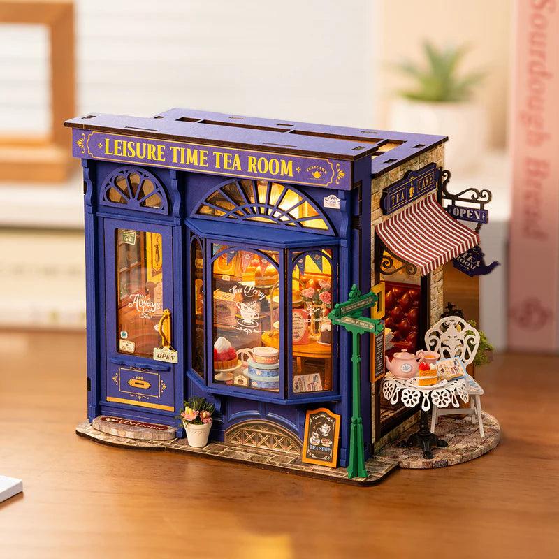 Teatime Escapade DIY Miniature House Kit - DIY Miniature by Extoril