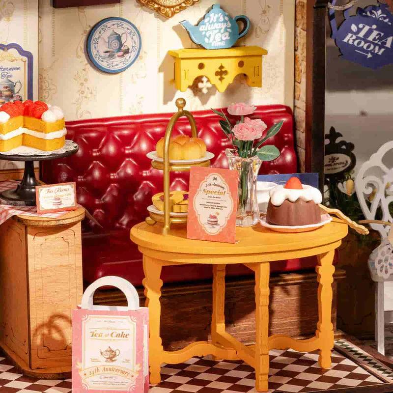 Teatime Escapade DIY Miniature House Kit - DIY Miniature by Extoril