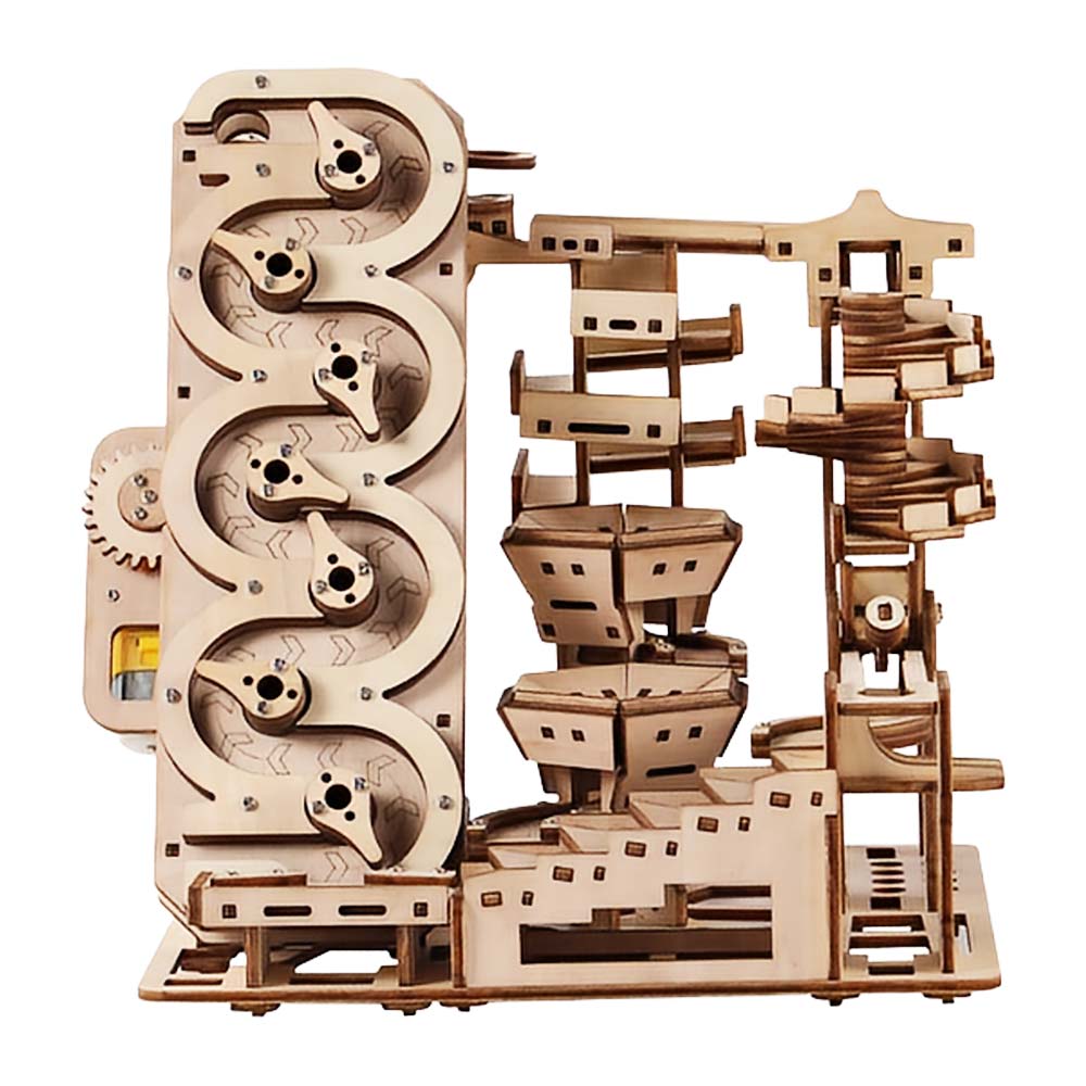 Electric Mechanical Marble Run 3D Wooden Puzzle - 3D Wooden Puzzle by Extoril