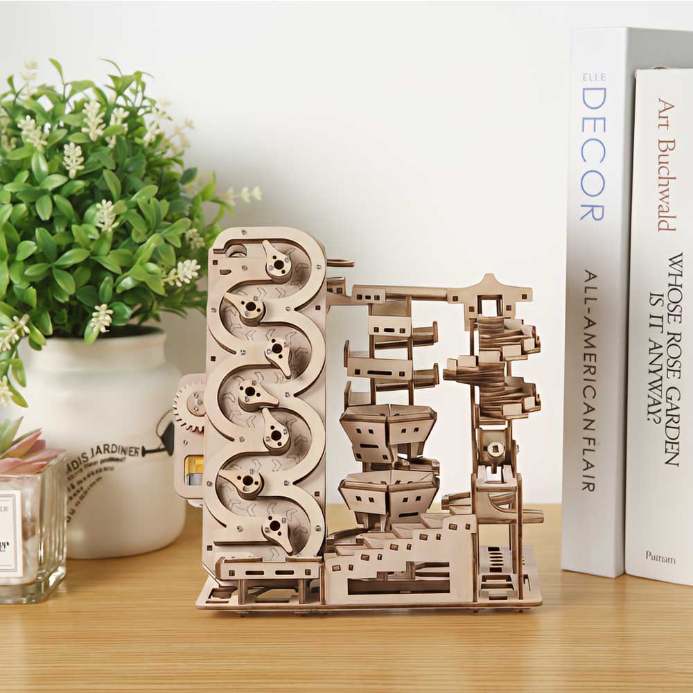 Electric Mechanical Marble Run 3D Wooden Puzzle - 3D Wooden Puzzle by Extoril
