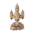 Celestia Castle Illuminated Musical 3D Wooden Puzzle - 3D Wooden Puzzle by Extoril