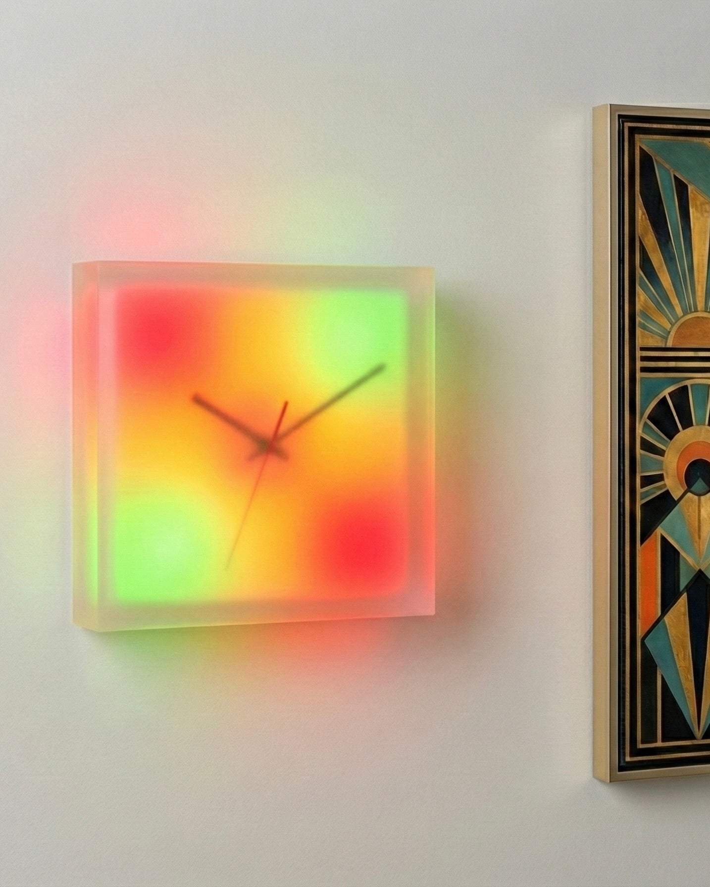 Solarglow Aurora Clock product packaging