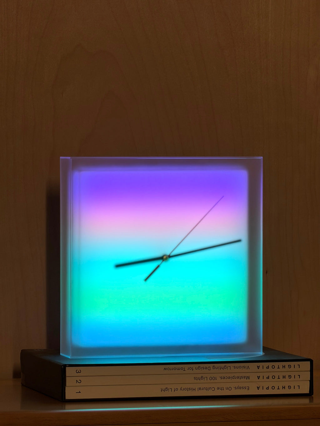 Solarglow Aurora Smart Clock vibrant color transition