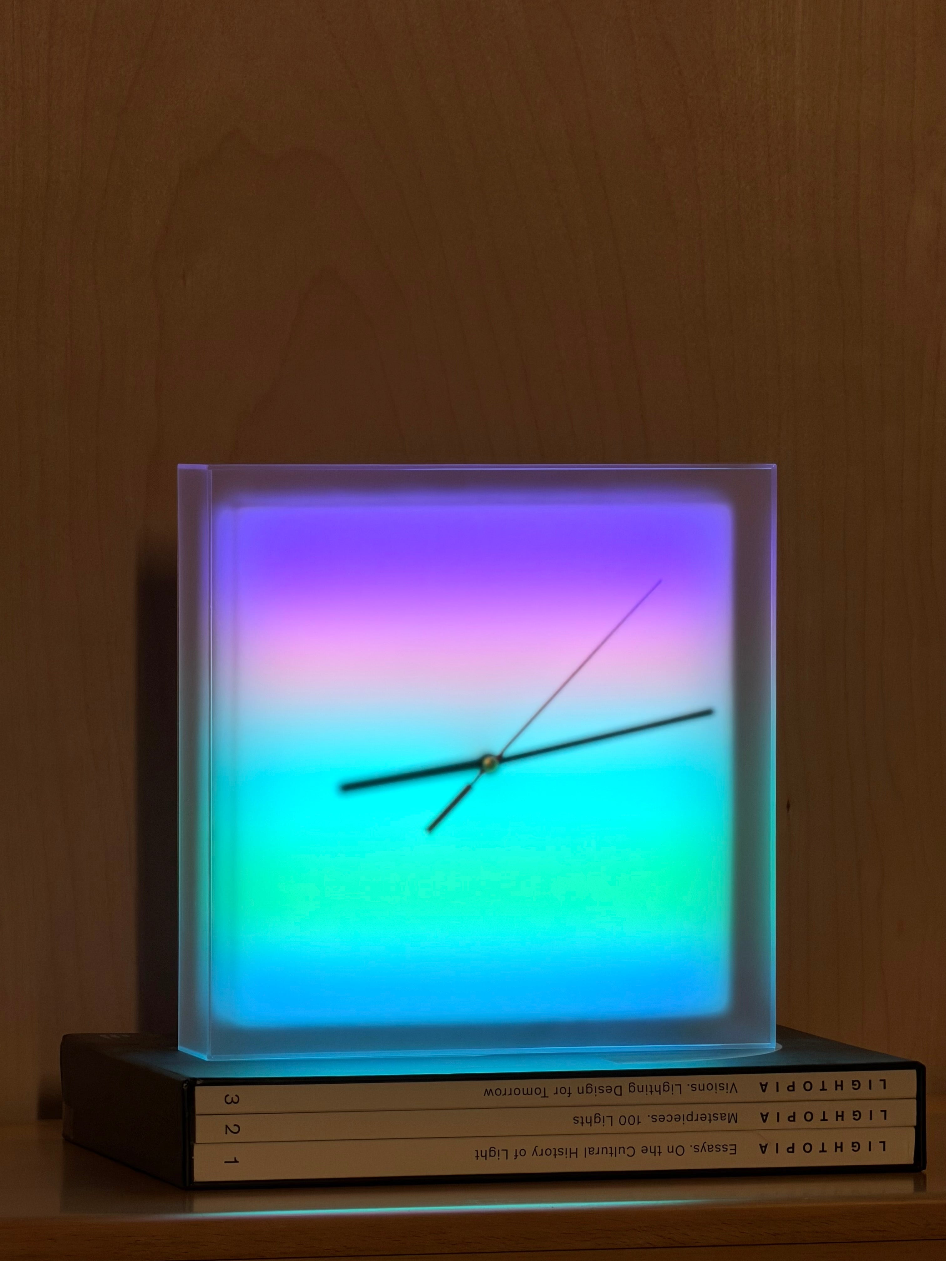 Solarglow Aurora Smart Clock vibrant color transition