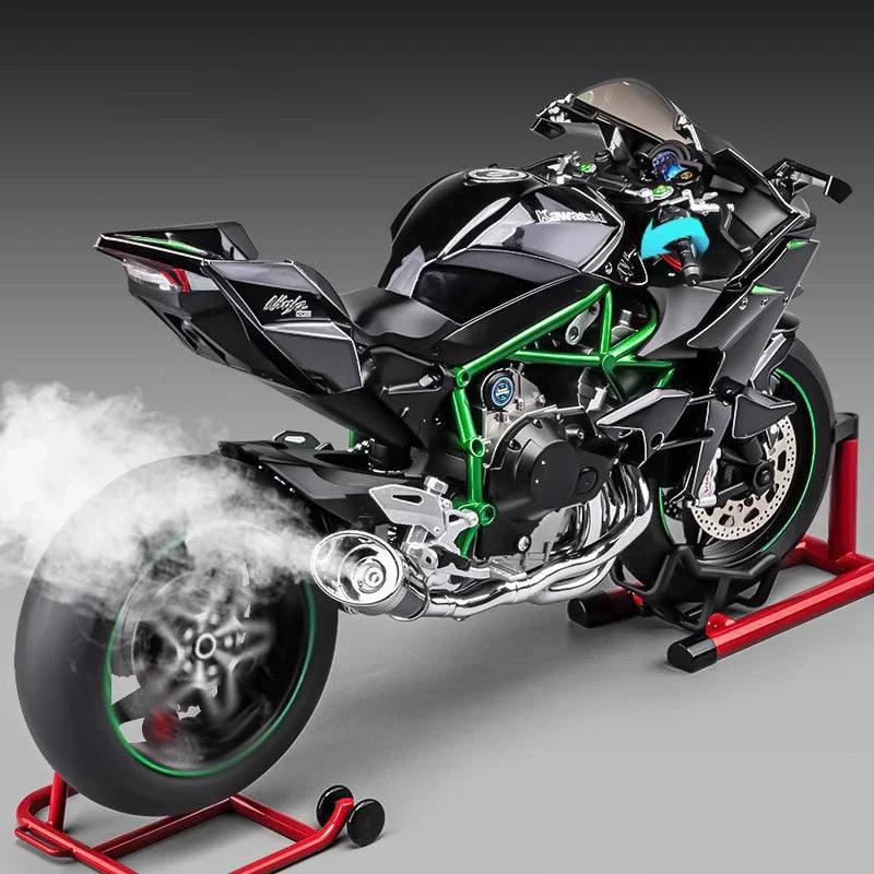 Premium Ninja H2R RC Superbike 1:6 Scale with Realistic Sound & Smoke Effects - home decor by Extoril