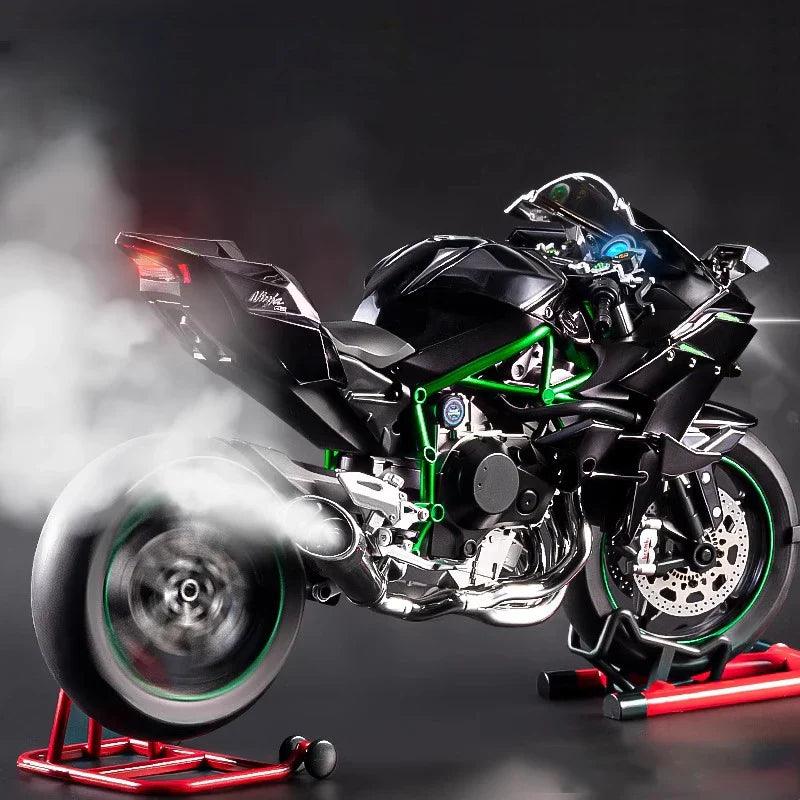 Premium Ninja H2R RC Superbike 1:6 Scale with Realistic Sound & Smoke Effects - home decor by Extoril