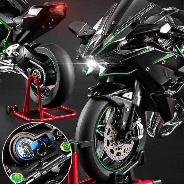 Premium Ninja H2R RC Superbike 1:6 Scale with Realistic Sound & Smoke Effects - home decor by Extoril