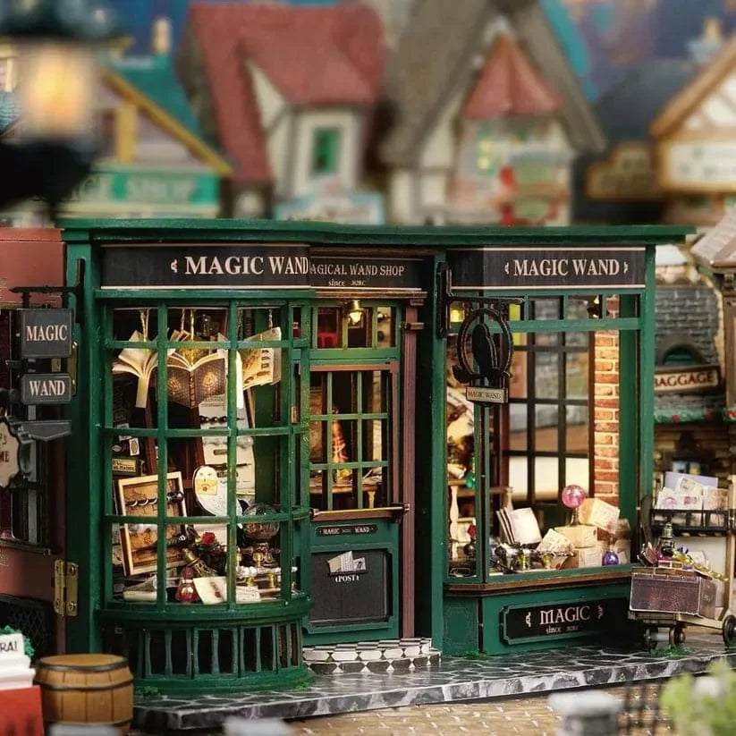 Miniature Magic Shop DIY Building Kit - DIY Booknooks by Extoril