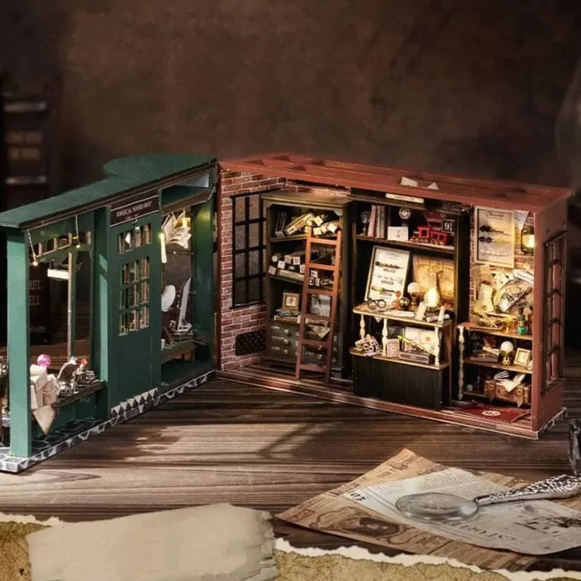Miniature Magic Shop DIY Building Kit - DIY Booknooks by Extoril