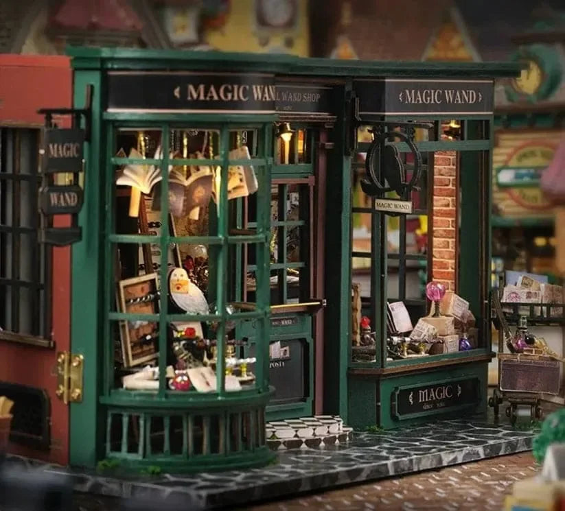 Miniature Magic Shop DIY Building Kit - DIY Booknooks by Extoril