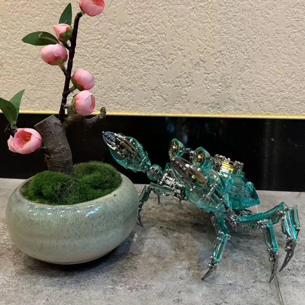 Cybernetic Crab 3D Metal Model Kit - 3d metal puzzle by Extoril