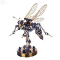 DIY 3D Mechanical Wasp Sculpture - 3d metal puzzle by Extoril